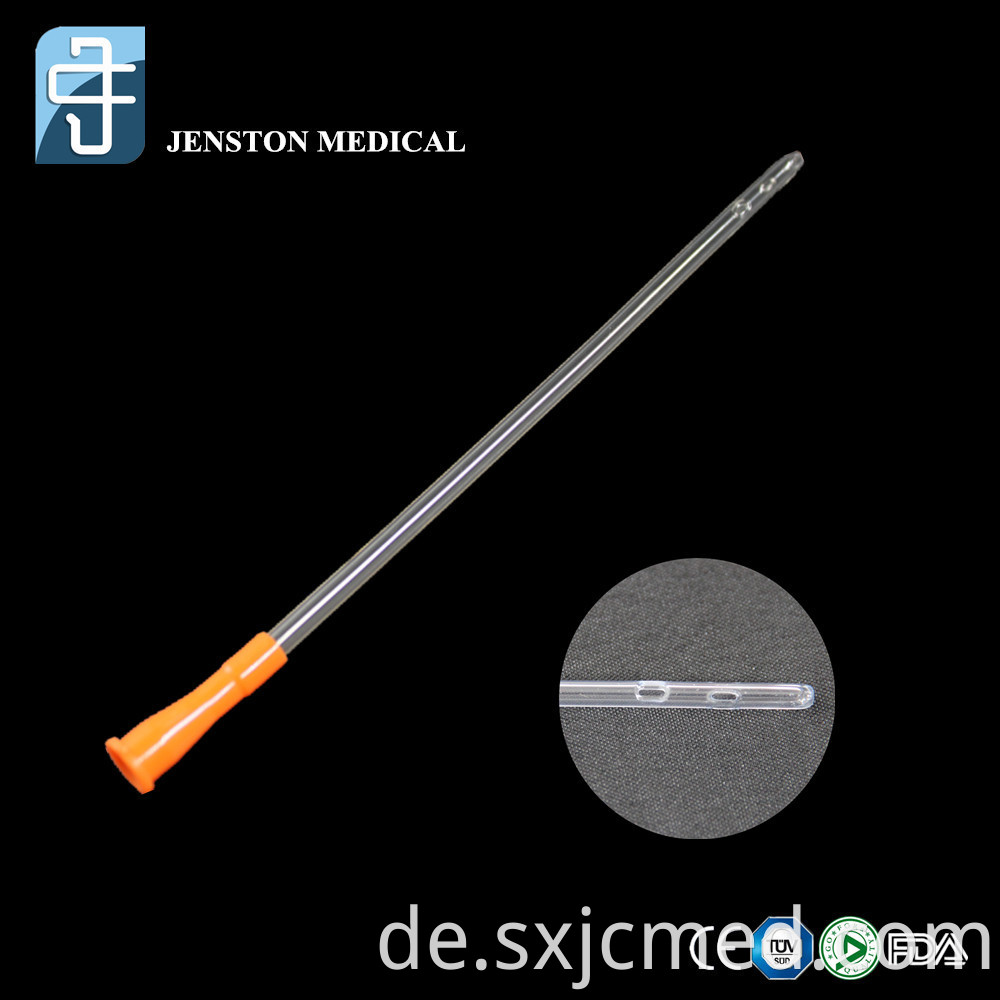 Medical Nelaton Catheter DEHP Polished Eyes 